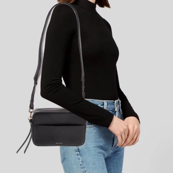 🎉WEEKEND SALE🎉Anine Bing Solid Black Alice Bag - Picture 6 of 15